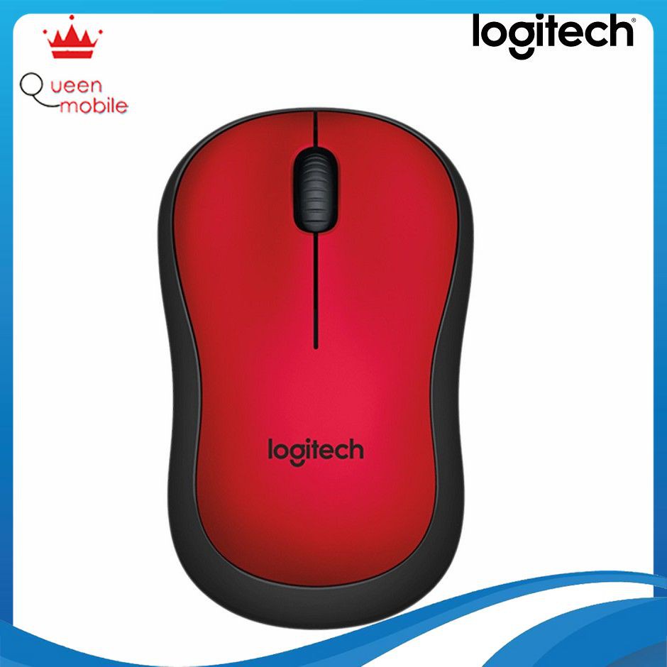 Chuột Wireless Logitech M221 Silent Plus ( Đỏ)-