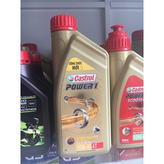 Dầu nhớt xe số 1L Castrol Power1 4T 10w40 - nhớt xe máy