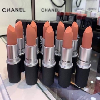 Son MAC My Tweedy 311 Màu Cam Cháy  Powder Kiss(Hàng xách tay chính hãng)