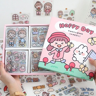 Sticker dễ thương trang trí bình nước, bình giữ nhiệt