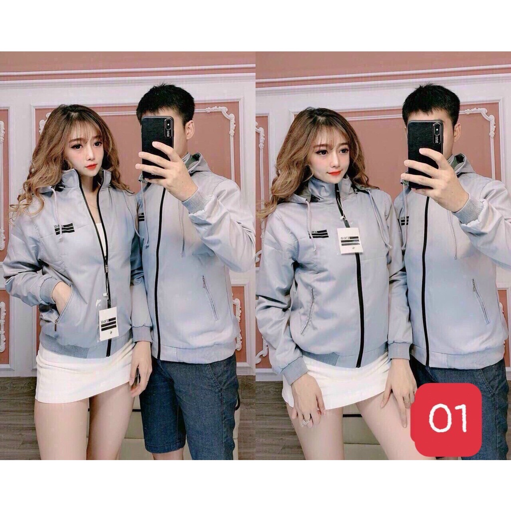 áo khoác dù nam nữ-chất dù 2 lớp thoáng mát chống nước hàng chuẩn shop Lady-Hn Store88 m11