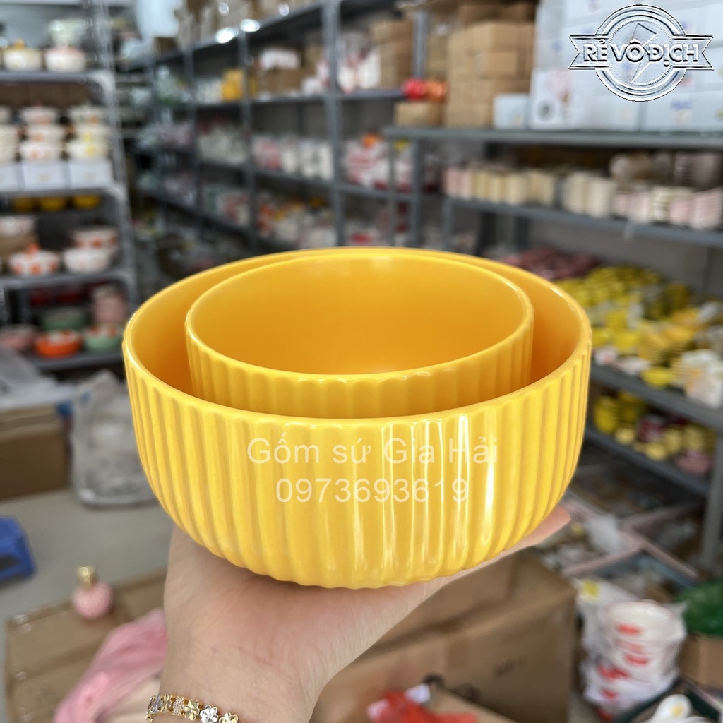 Bộ bát đĩa decor cao cấp ngô vàng