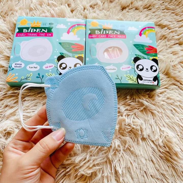Khẩu Trang Biden Cho Bé 3D Mask Hình Gấu Panda KT04