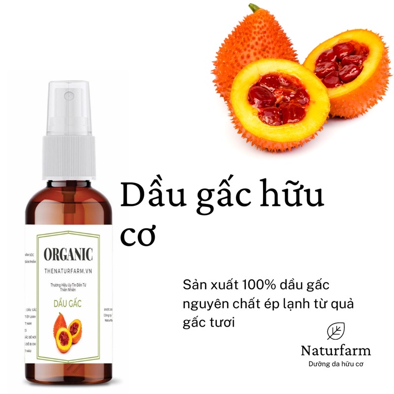 Dầu gấc nguyên chất hữu cơ 100ML ( Gac Oil ) | WebRaoVat - webraovat.net.vn