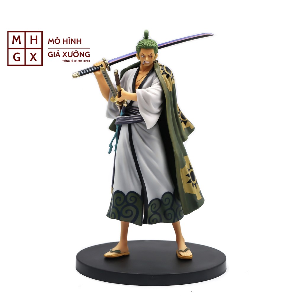 Mô hình One Piece Zoro ở wano quốc cao 17cm , figure one piece roronoa zoro , mô hình giá xưởng