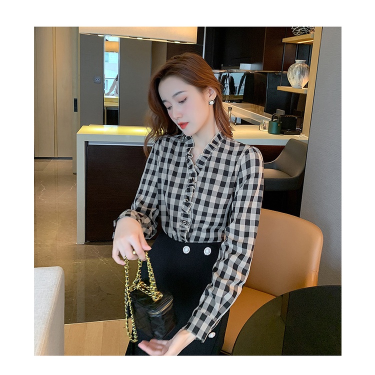 GT4242 Áo chiffon nữ dài tay hàng nhập