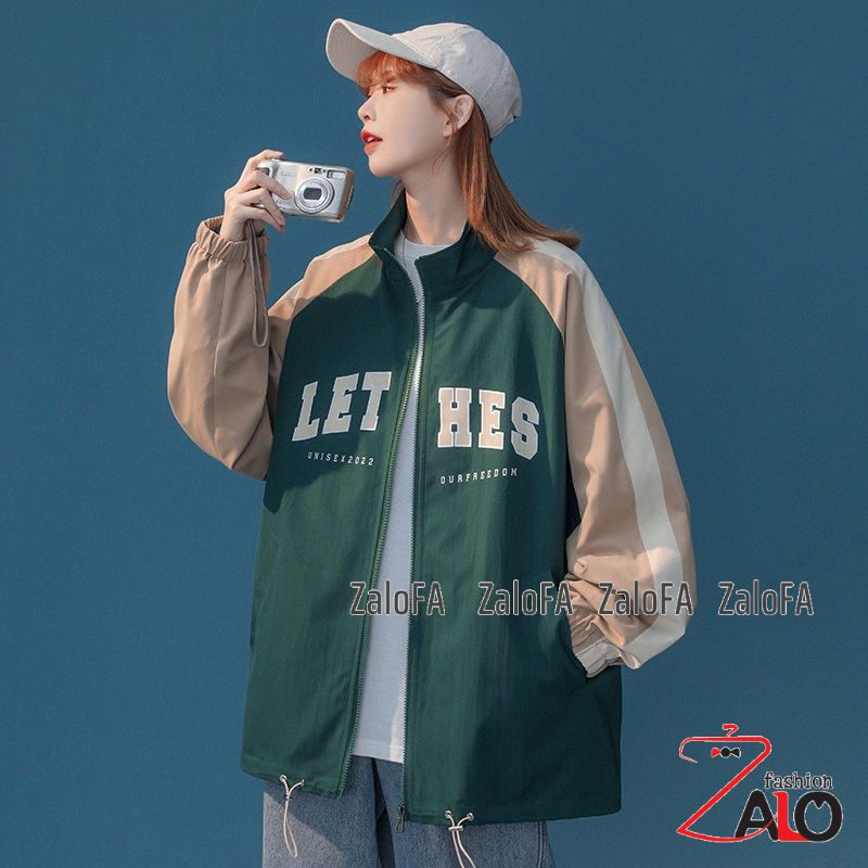 Áo Khoác Bomber Dù LETHES Nam Nữ Form Rộng 2 Lớp, Áo Khoác Áo Gió Bomber Bóng Chày Chống Nắng Thời Trang BABYTEE
