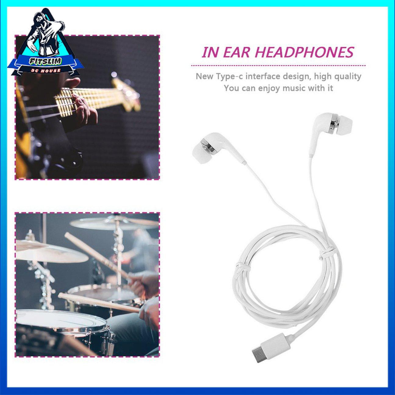 Tai Nghe In-Ear Cổng Usb Loại C Cho Điện Thoại Thông Minh