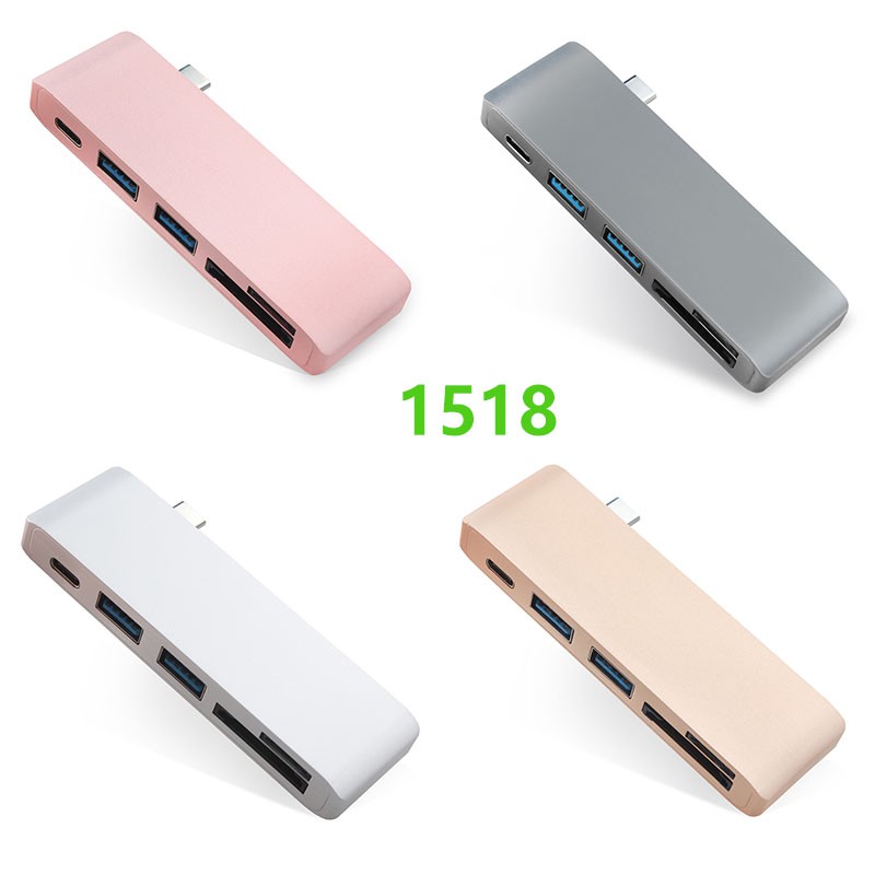 Bộ Chuyển Đổi USB C Sang 4K HDMI USB 3.0 Thunderbolt 3 TF SD Cho MacBook Pro Air 13 15 16 inch touch bar / touch id 2020 A2179 A2159 A2141 A1932 2018 2019