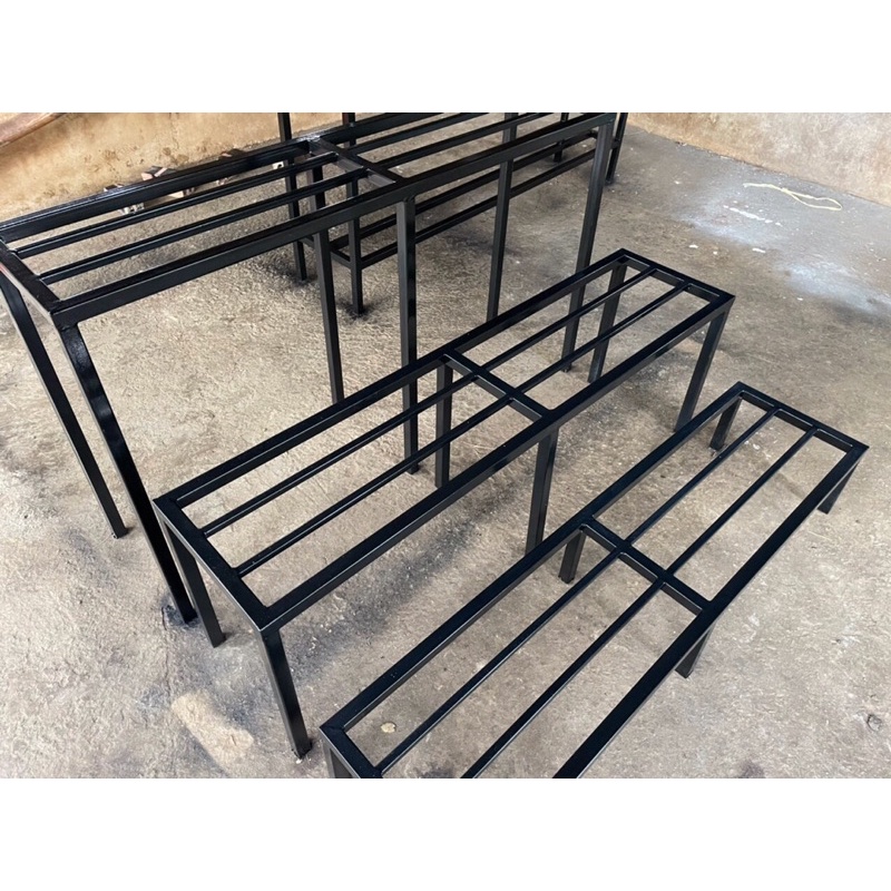 KỆ SẮT kê chậu cây cảnh hộp 25mm, cao 20cm, 25cm
