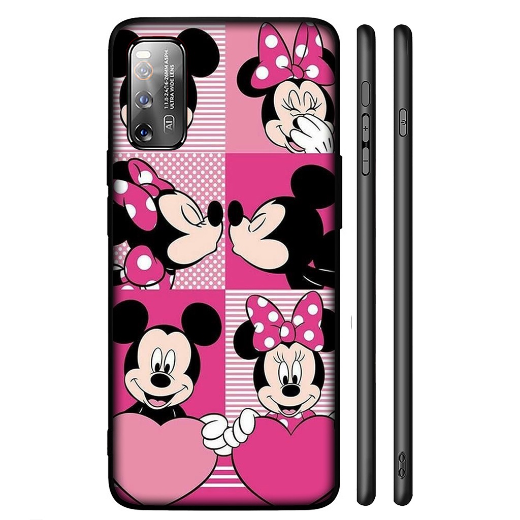 DISNEY Ốp Điện Thoại Dẻo Họa Tiết Hoạt Hình Chuột Mickey Dễ Thương Cho Samsung Galaxy S10 Lite S9 S8 Plus S10E S7 Edge