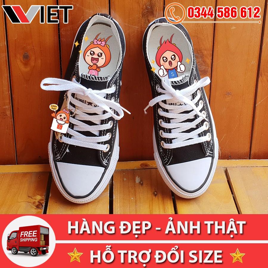 [FREE SHIP TOÀN QUỐC] Giày Thể Thao CV Classic Đen Trắng Giá Rẻ | BigBuy360 - bigbuy360.vn