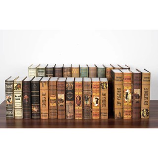 Sách mô hình, bìa sách decor cỏ điển họa tiết độc đáo