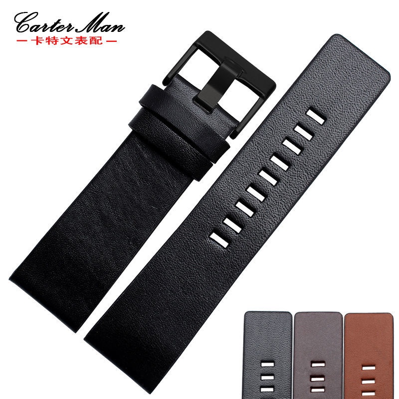 4-23✈Dây Đeo Bằng Da Cho Đồng Hồ diesel dz7332 dz7314 dz7311 24 26mm