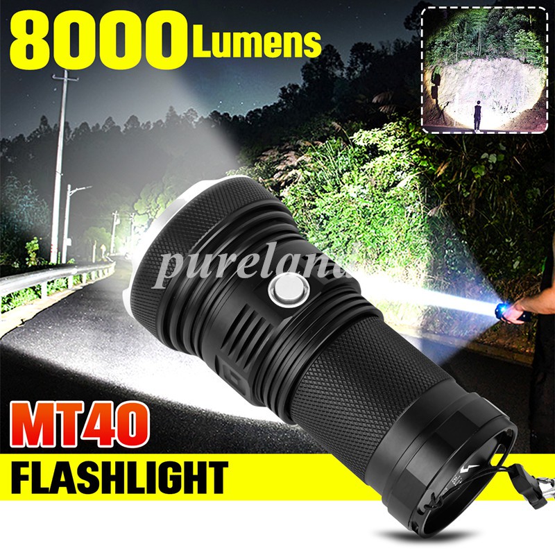 Haikelite MT40 SST-40 6500K 7 Modes 8000 Lumens High Brightness 18650 Flashlight