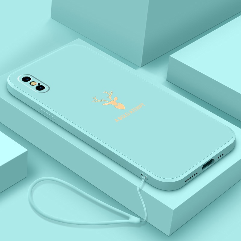 Ốp lưng iphone x s iphone xr iphone xs max Ốp Điện Thoại Silicone Mềm Bảo Vệ Cho iphone x s iphone xr iphone xs max YTLT01 viền vuông cute