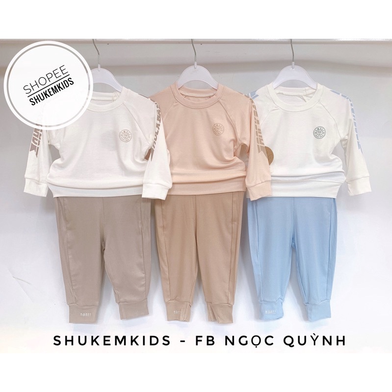 Hrnee - Bộ dài tay len modal siêu mềm cho bé trai gái