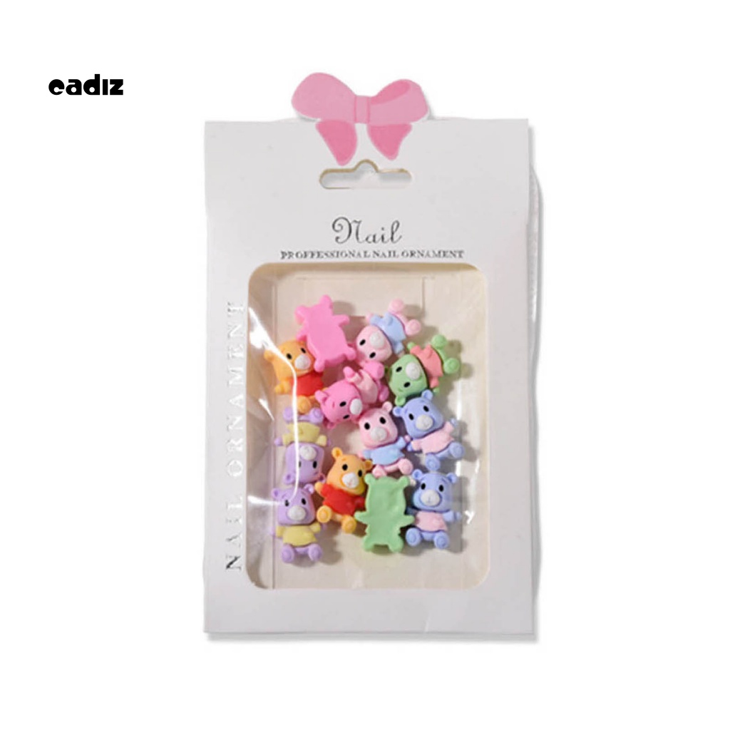 Phụ Kiện Trang Trí Móng Tay Nghệ Thuật Bằng Resin Họa Tiết Hoạt Hình 3D DIY