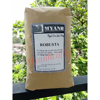 5kg cà phê robusta rang mộc - Cà phê sạch Lâm Đồng - MYANH coffee - Vietnamese coffee