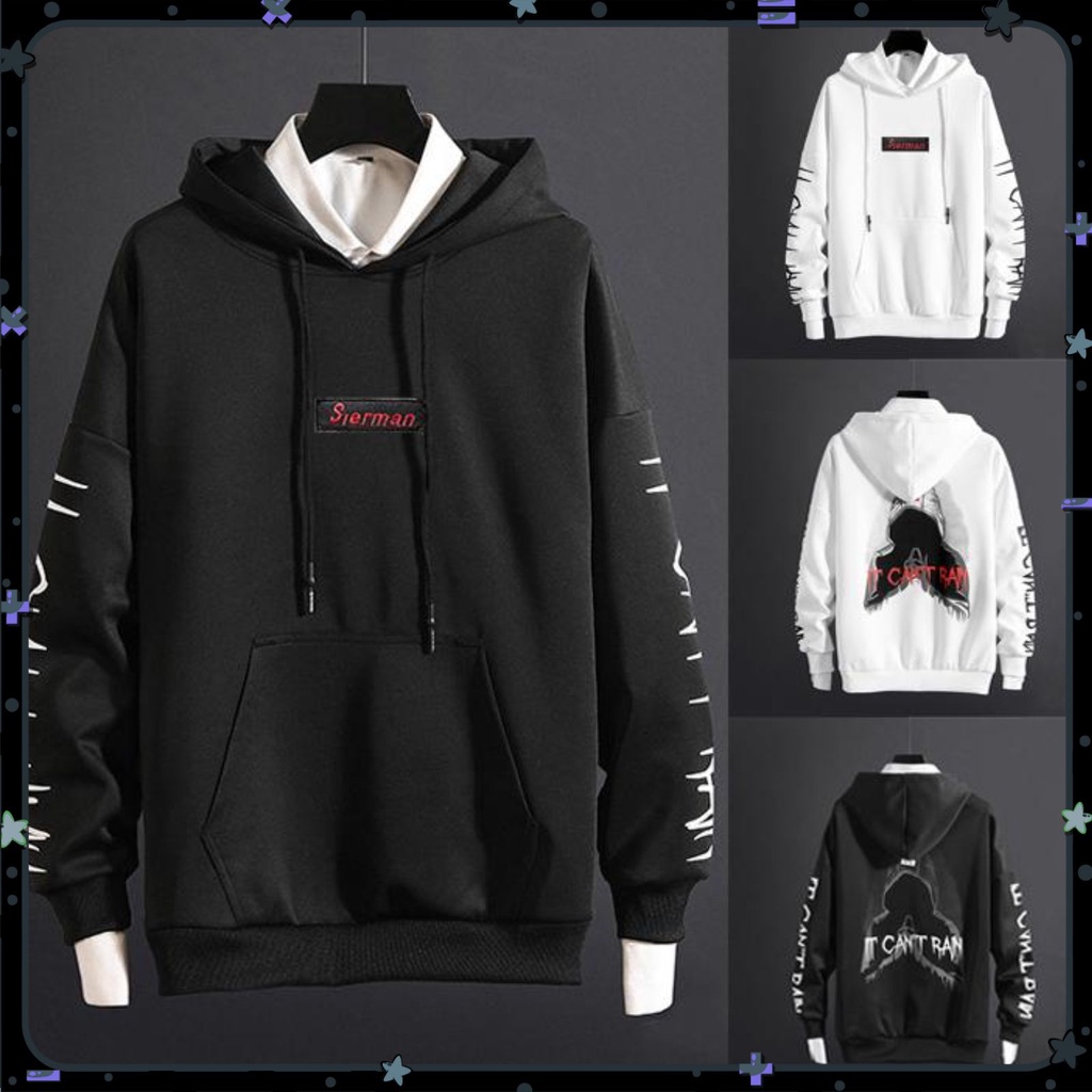 ÁO HOODIE nam nử chất liệu vải nỉ from rộng 1 size dưới 65kg mặc vừa️ (ICANMAN)️