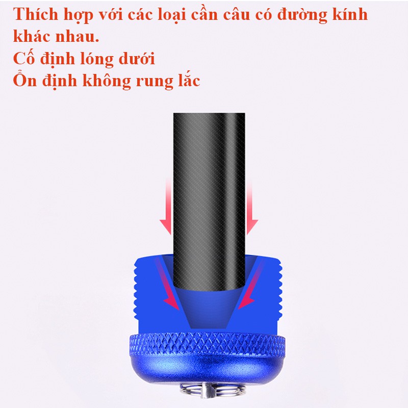 Hạ Lóng Cần Tay - Chất liệu hợp kim nhôm chống gỉ sét chuyên dụng câu đài , câu đơn tiện lợi