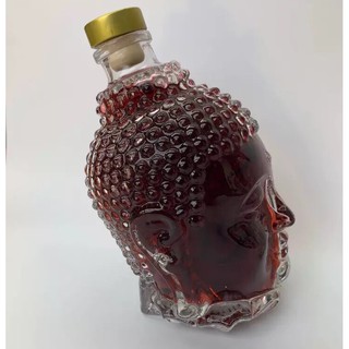 BÌNH THUỶ TINH ĐỰNG RƯỢU ĐẦU PHẬT 750ML