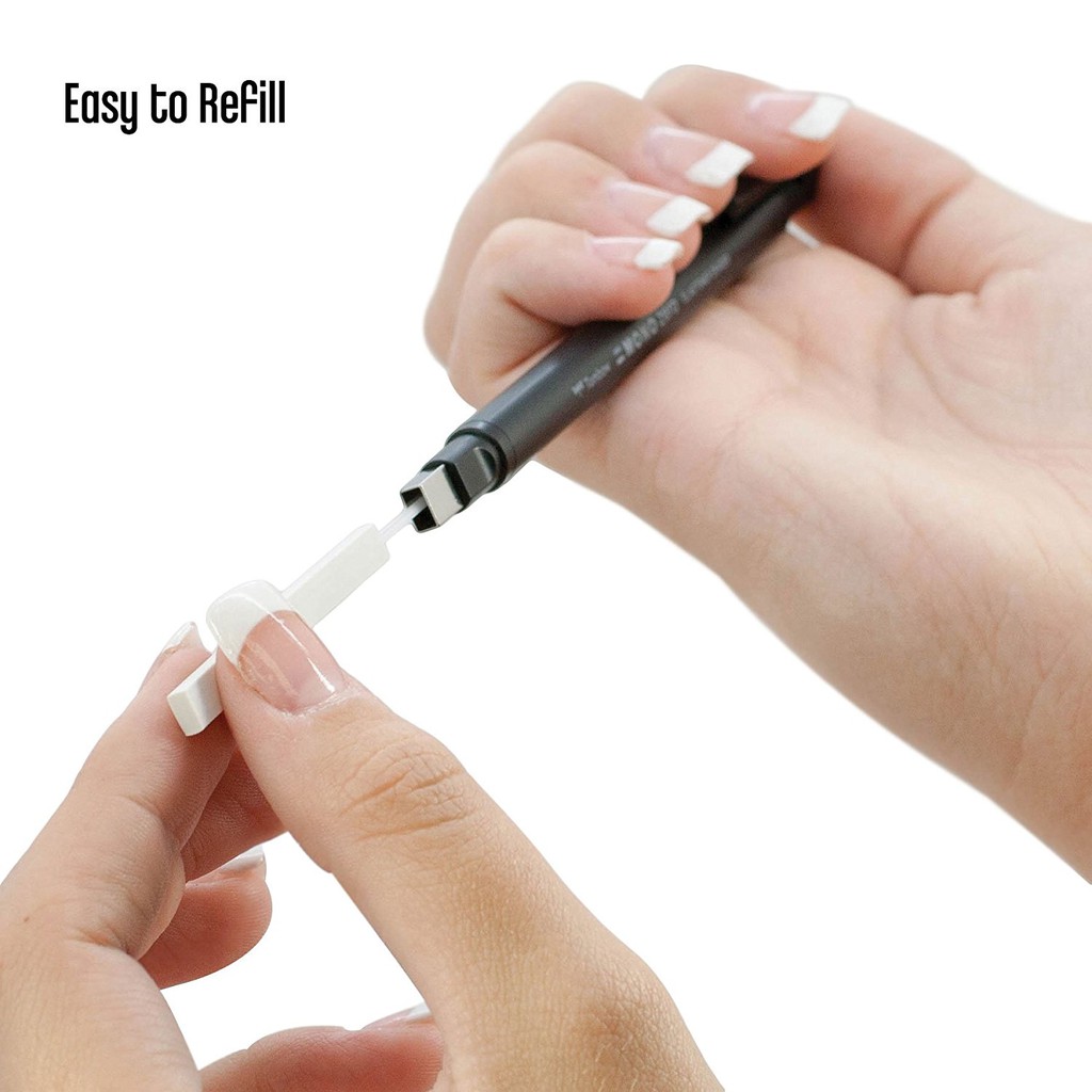 Bút Gôm Tẩy Cao Cấp Tombow Mono Zero, Nhật Bản - Đầu Tròn, Dẹt