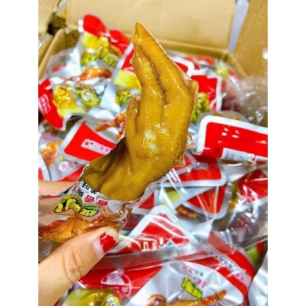 CHÂN GÀ CAY TỨ XUYÊN (nsx in trên bao bì. hsd 12tháng kể từ nsx)