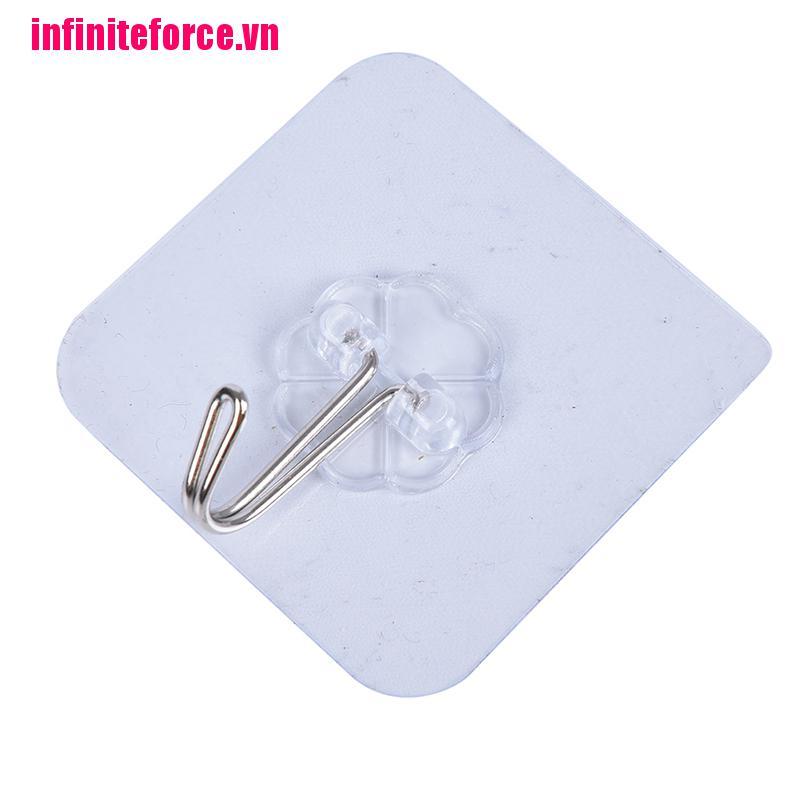 Vn 1 Móc Treo Đồ Gắn Tường Trong Suốt Tiện Dụng Cho Phòng Tắm / Nhà Bếp