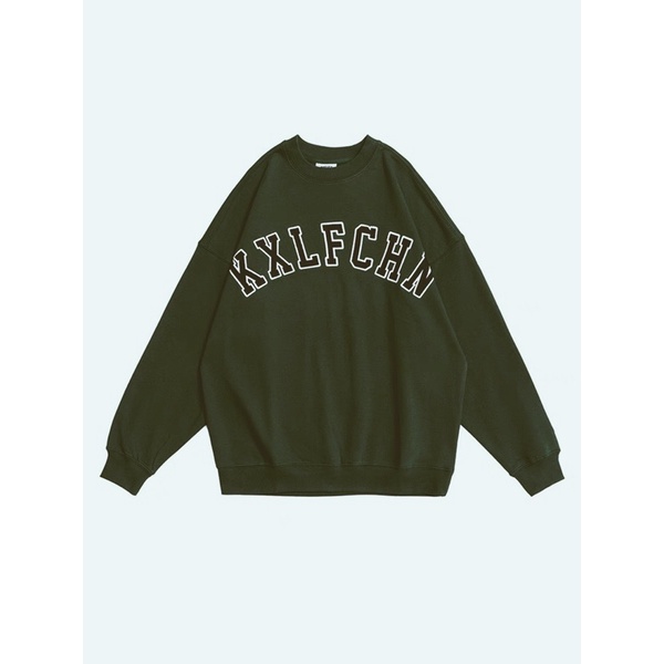 Áo Sweater Thêu KXL Nỉ Bông Form Rộng Nam Nữ Unisex