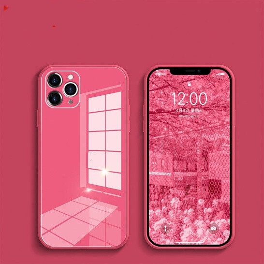 Ốp Điện Thoại Mặt Kính Nhiều Màu Chống Trầy Chống Rơi Cho iPhone 11Pro Max