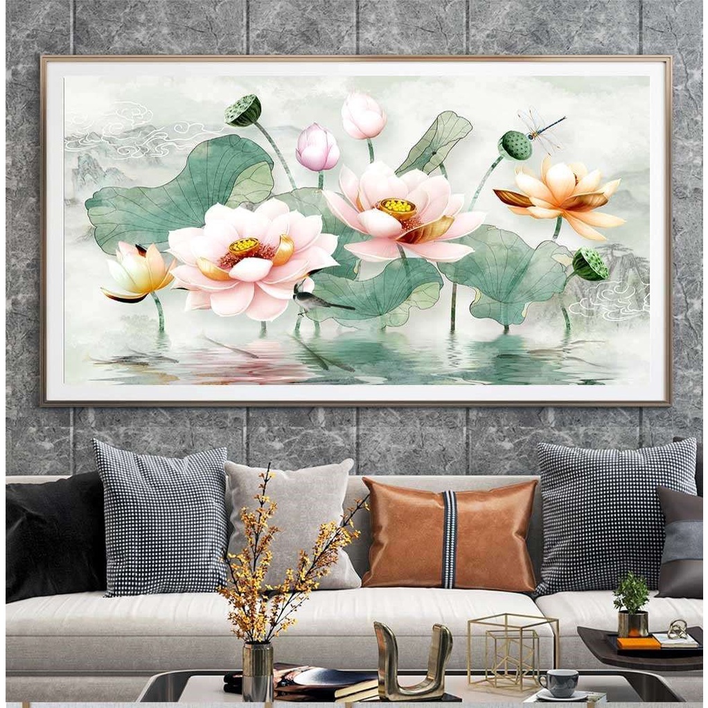 Tranh treo tường - Tranh Laminate tráng gương Hoa 03 - Bộ 1 tấm