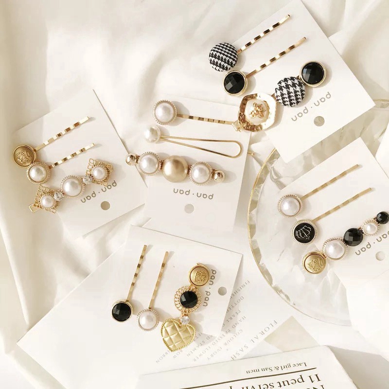 Set 3 kẹp tóc thời trang xinh xắn cho nữ