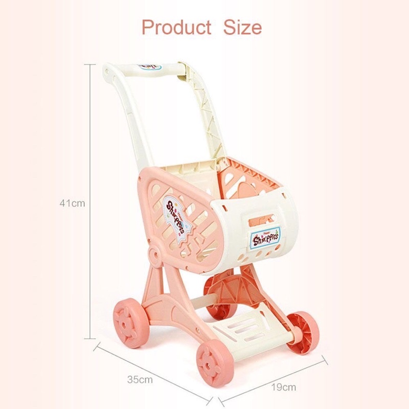 XE ĐẨY ĐỒ CHƠI SIÊU THỊ CHO BÉ