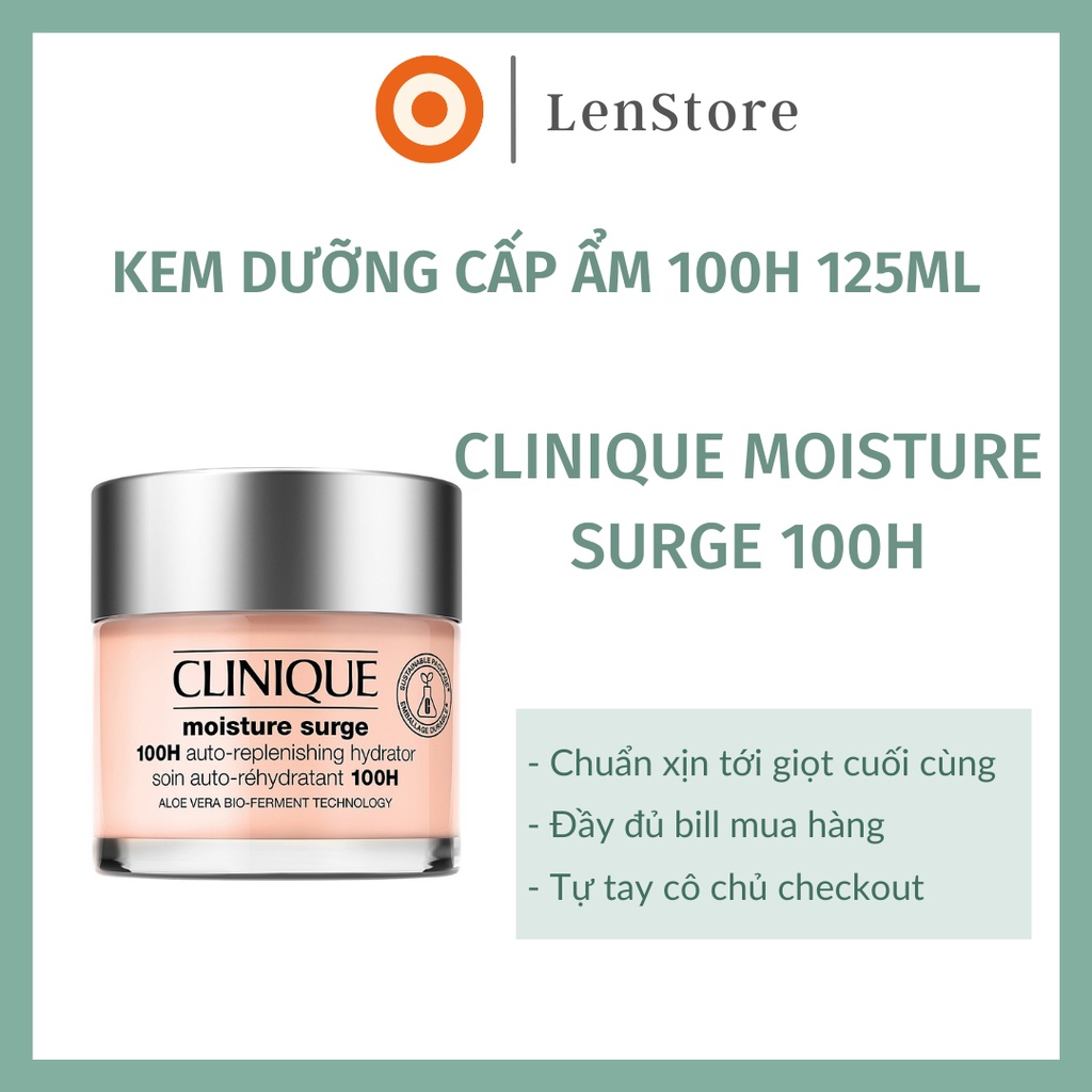 Kem cấp ẩm sâu siêu thoáng nhẹ Clinique Moisture Surge 100h 125ml