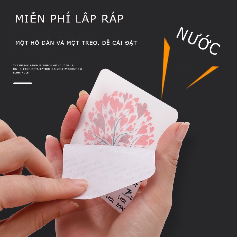 Móc treo đồ dán tường có giác hút tiện lợi cho nhà bếp