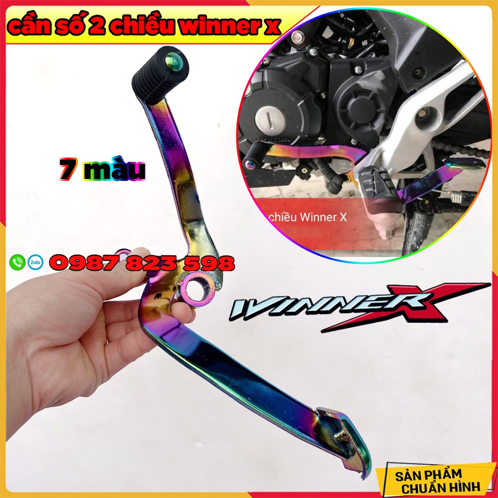 Cần Số 2 Chiều Winner X 2022 - Winner X V3 - RSX 150 Màu Titan, Đen Tĩnh Điện, iNox