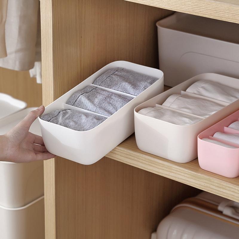 Hộp Đựng Đồ Lót / Vớ Bằng Nhựa Tiện Dụng