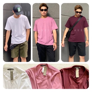 Trắng Hồng đỏ rượu màu Áo Thun Trơn NAM unisex AGE2X cho các bạn nam  đón Hè