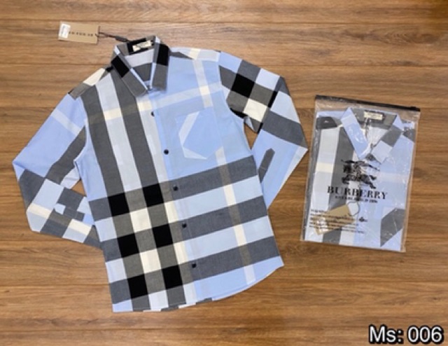 Sơ mi kẻ nam lụa bản đẹp, sơ mi BBR lụa chất đẹp