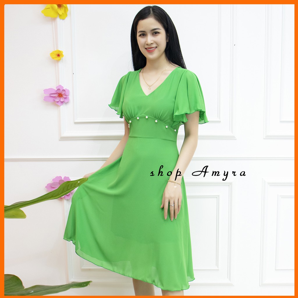 [Mã FAMAYWA2 giảm 10K đơn 50K] Váy dự tiệc voan hàn thiết kế 2 lớp trẻ trung mặc đi tiệc,đi làm,đi chơi AMYRA - Da09 | BigBuy360 - bigbuy360.vn