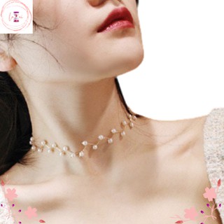 VÒNG CỔ CHOKER HẠT NGỌC ĐẸP NỮ TÍNH
