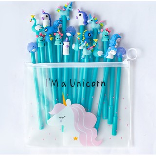 🍑Bút bi nước Magical Unicorn🍑