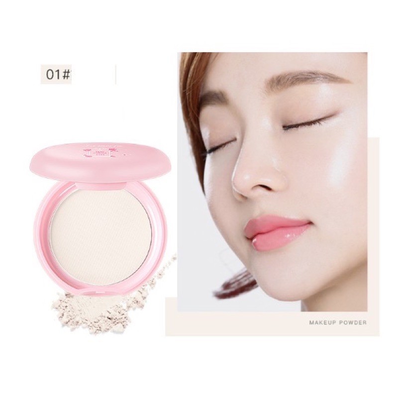 Phấn phủ nén kiềm dầu Lameila vỏ hồng | BigBuy360 - bigbuy360.vn