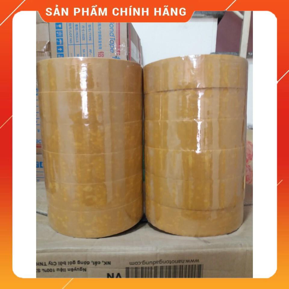 [HÀNG SIÊU TỐT] Sỉ 6 cuộn băng dính lõi nhựa 6mm loại 1kg/cuộn