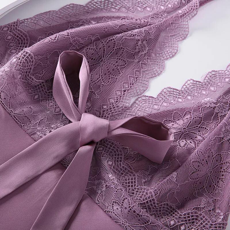 Váy ngủ lụa satin sexy KELLY WANG SX157 | BigBuy360 - bigbuy360.vn