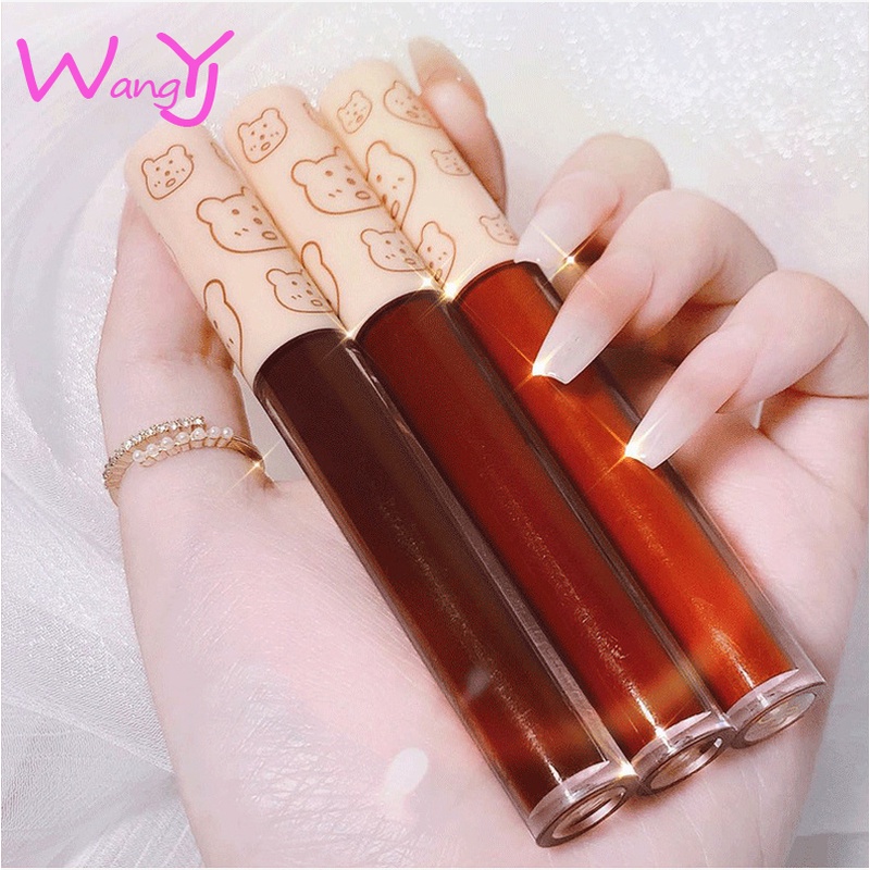 4 Thỏi son 4 màu nhung mịn cân bằng ẩm chống bám cốc