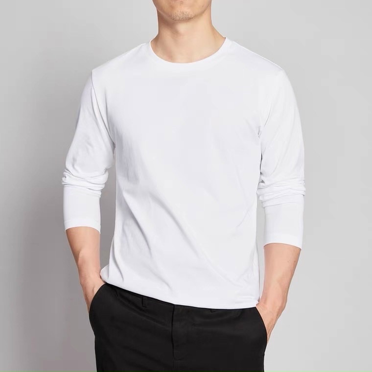 Áo thun nam giữ nhiệt dài tay cổ tròn mặc thu đông dài tay ôm body tập thể thao AGN01 - OVERMAN