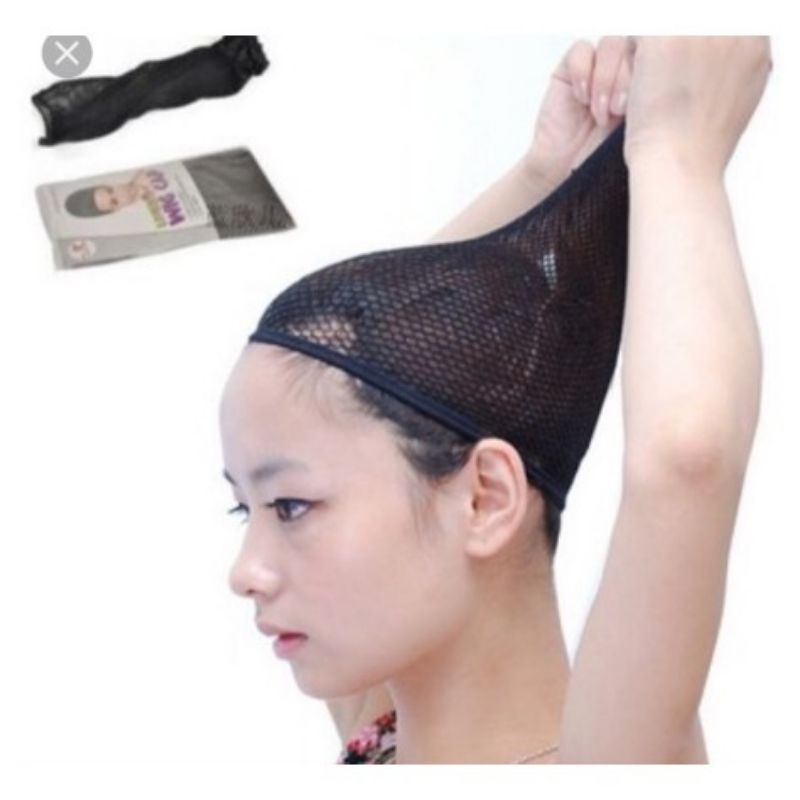 Lưới trùm búi gọn tóc giả cao cấp