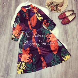 Váy hoa lụa